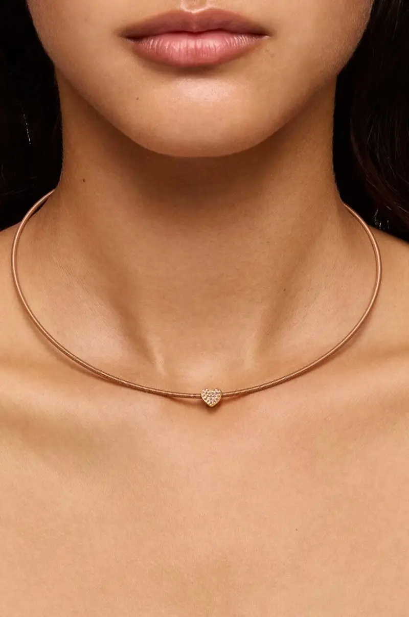 ciondolo in argento placcato oro 1950 miniatura 4