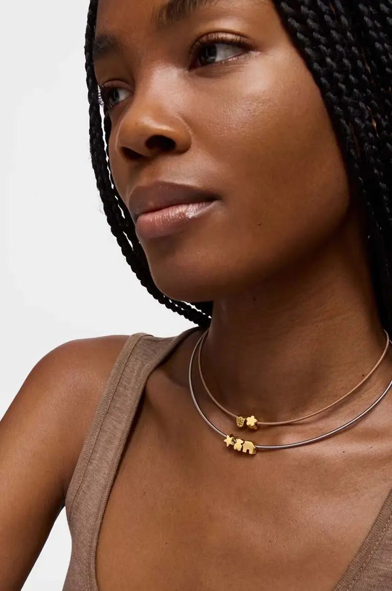 ciondolo in argento placcato oro 1950 miniatura 4