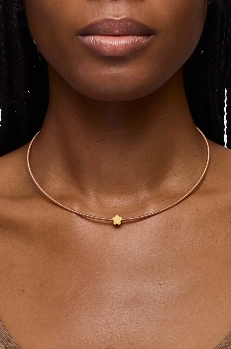 ciondolo in argento placcato oro 1950 miniatura 5