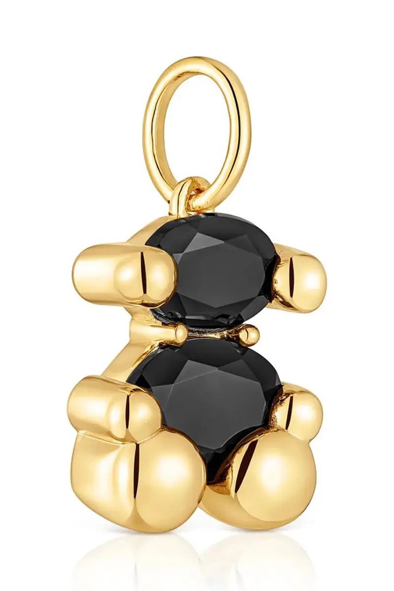 ciondolo in argento placcato oro Bold Bear Gem 1004224900 miniatura 2