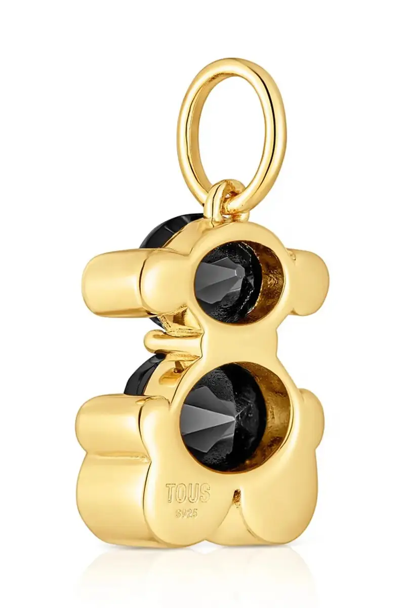 ciondolo in argento placcato oro Bold Bear Gem 1004224900 miniatura 3