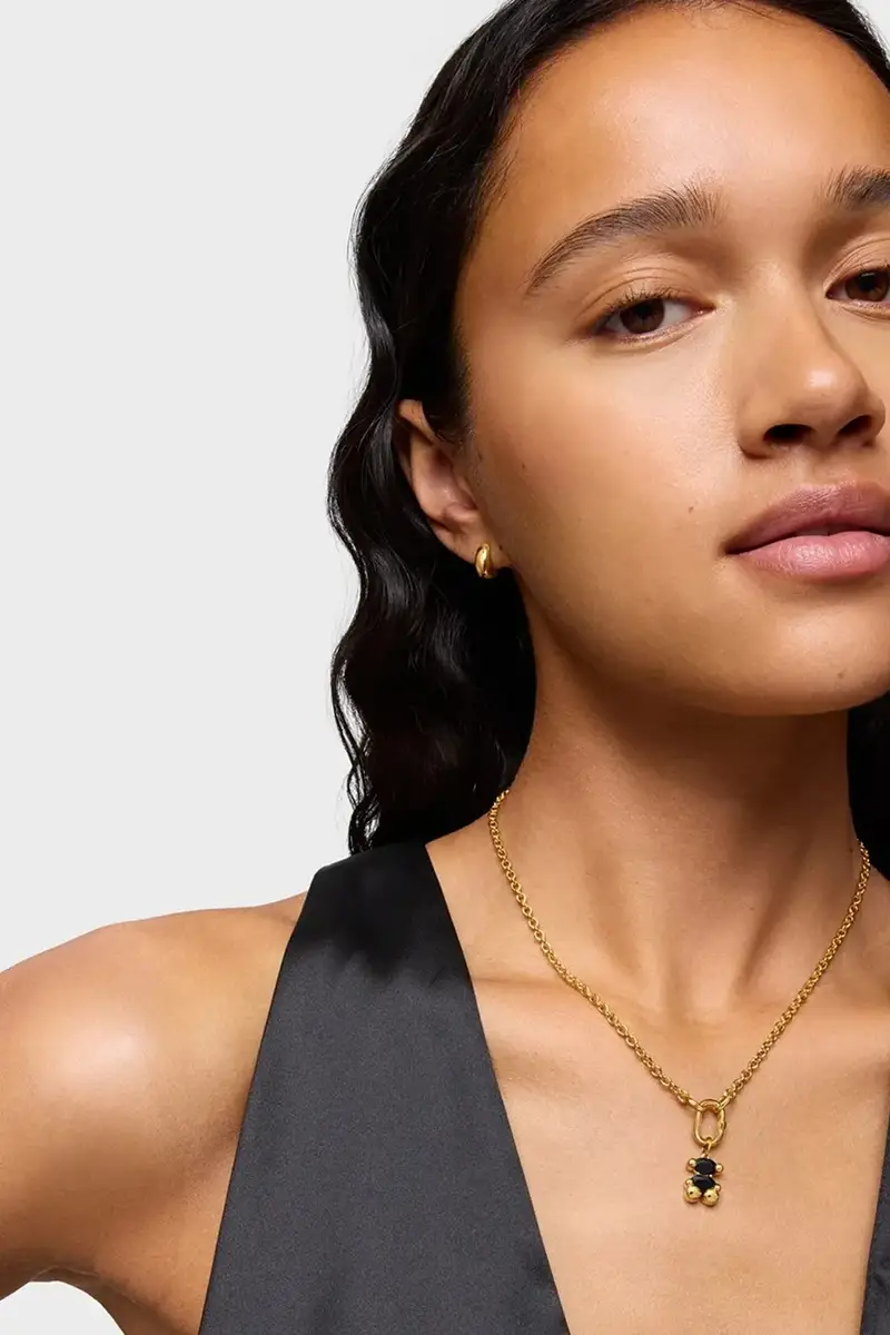 ciondolo in argento placcato oro Bold Bear Gem 1004224900 miniatura 4