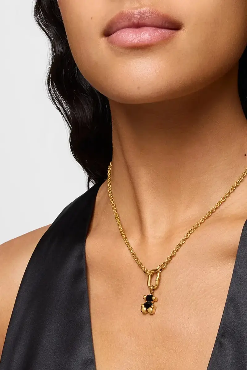 ciondolo in argento placcato oro Bold Bear Gem 1004224900 miniatura 5