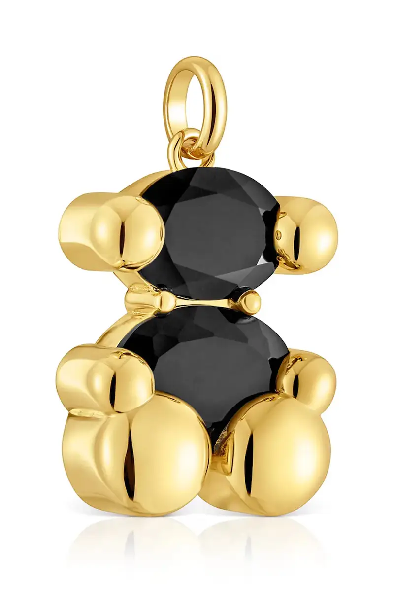 ciondolo in argento placcato oro Bold Bear Gem 1004225000 miniatura 2