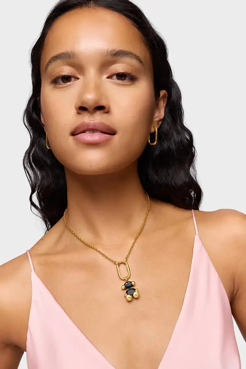 ciondolo in argento placcato oro Bold Bear Gem 1004225000 miniatura 4