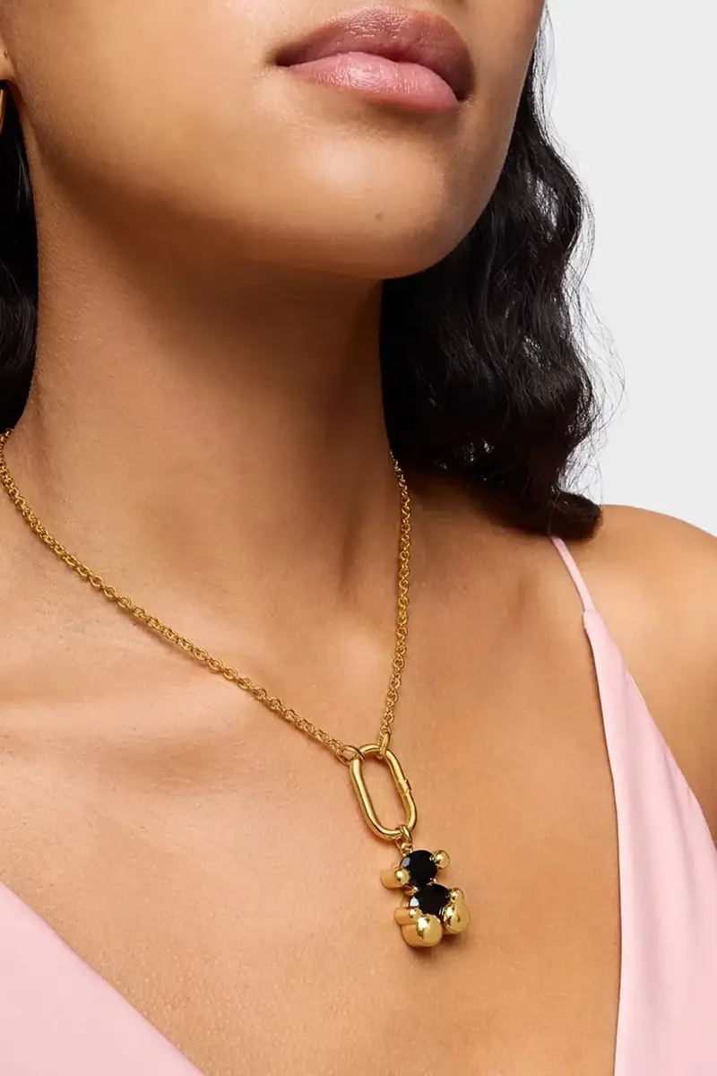 ciondolo in argento placcato oro Bold Bear Gem 1004225000 miniatura 5