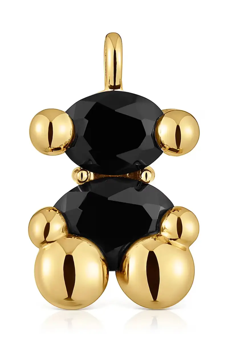 ciondolo in argento placcato oro Bold Bear Gem 1004225000