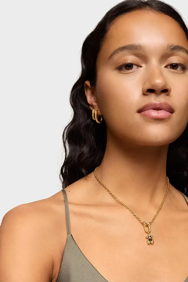 ciondolo in argento placcato oro Bold Bear Lab 1004254700 miniatura 4