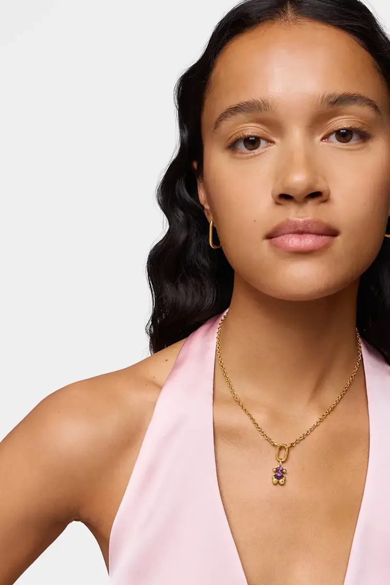 ciondolo in argento placcato oro Bold Bear Lab 1004255400 miniatura 4