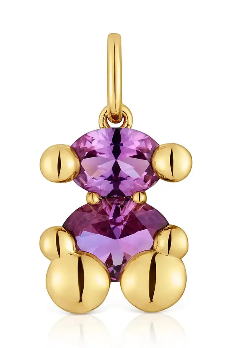 ciondolo in argento placcato oro Bold Bear Lab 1004255400