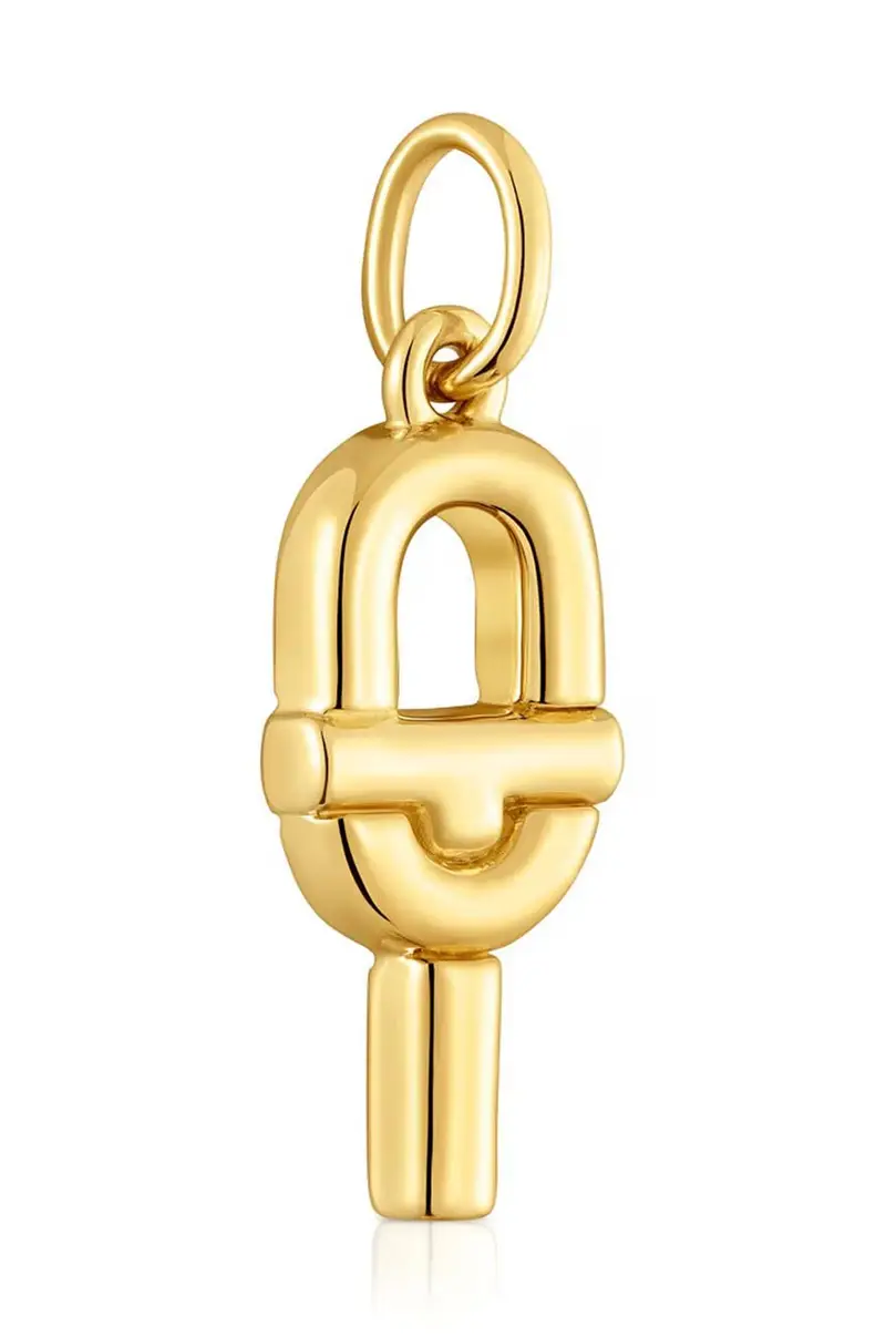 ciondolo in argento placcato oro Manifesto miniatura 2