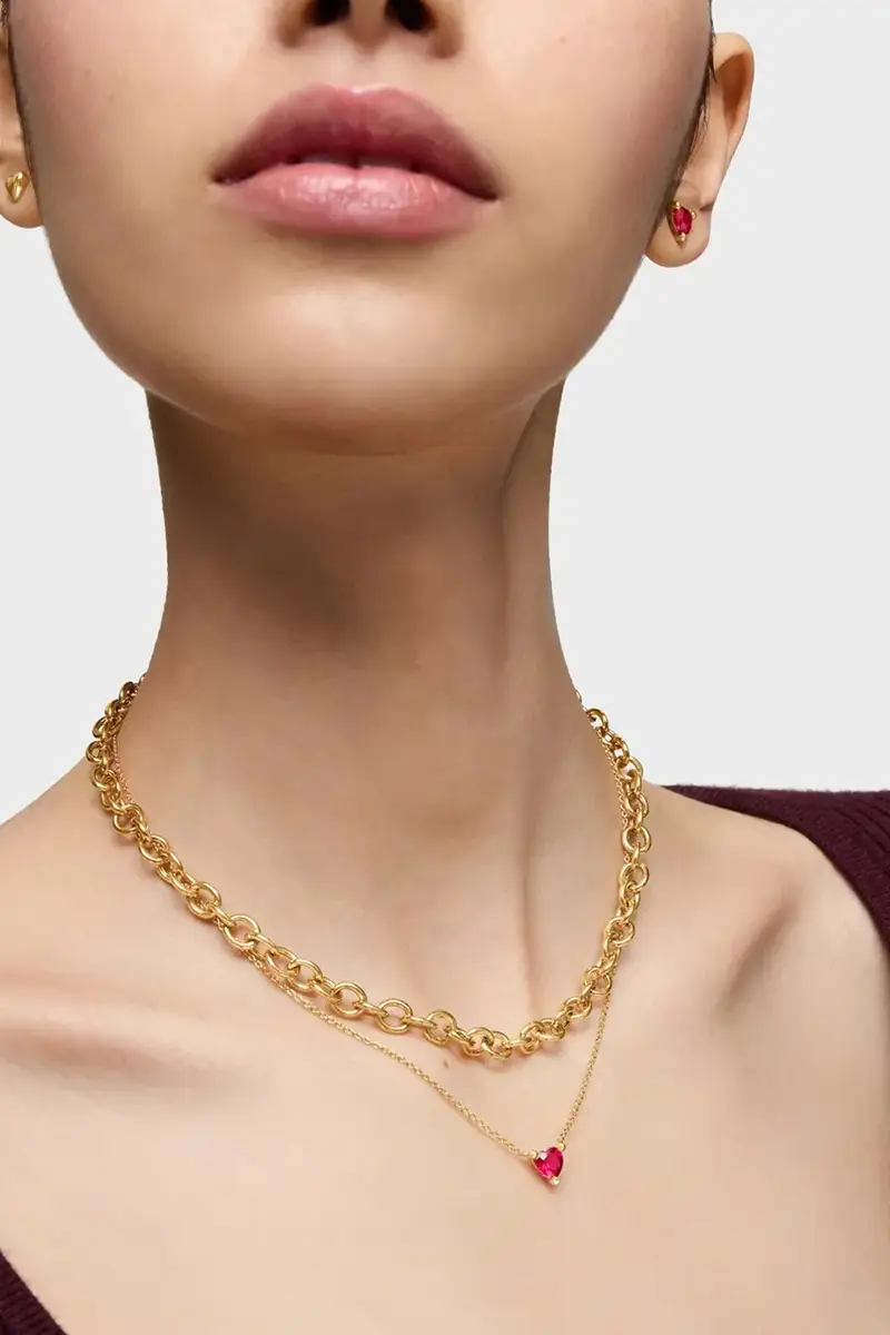 collana in argento placcato oro 1004335200 miniatura 5