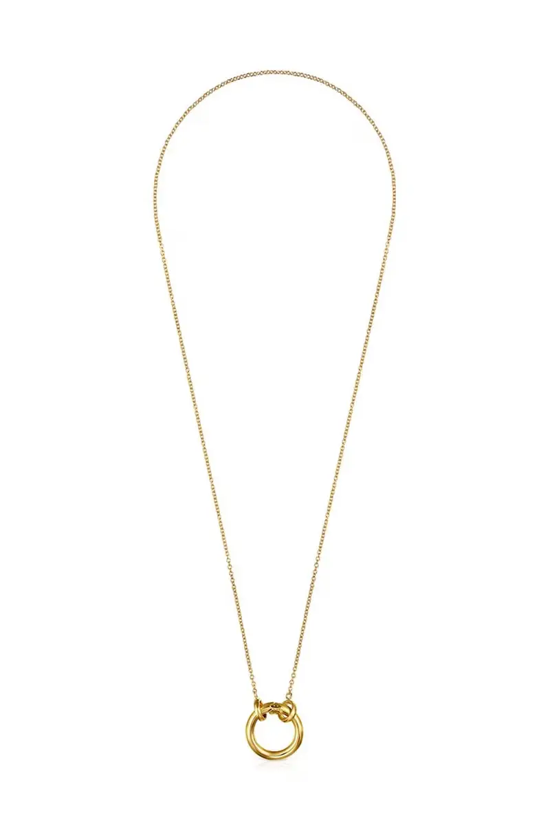 collana in argento placcato oro miniatura 2