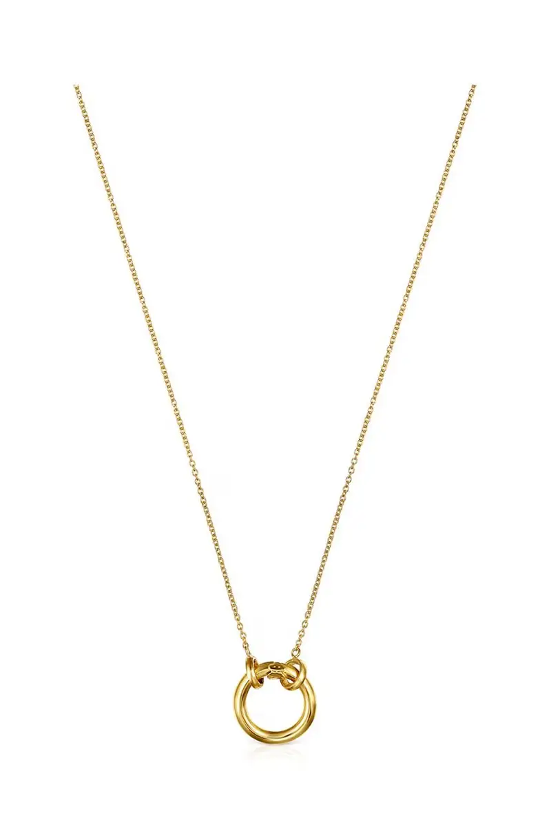 collana in argento placcato oro