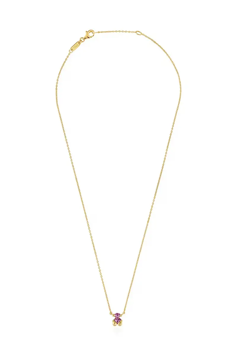 collana in argento placcato oro Bold Bear Lab 1004254300 miniatura 2