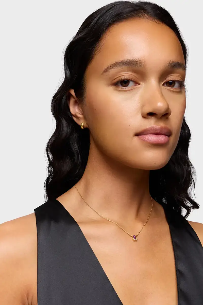 collana in argento placcato oro Bold Bear Lab 1004254300 miniatura 5