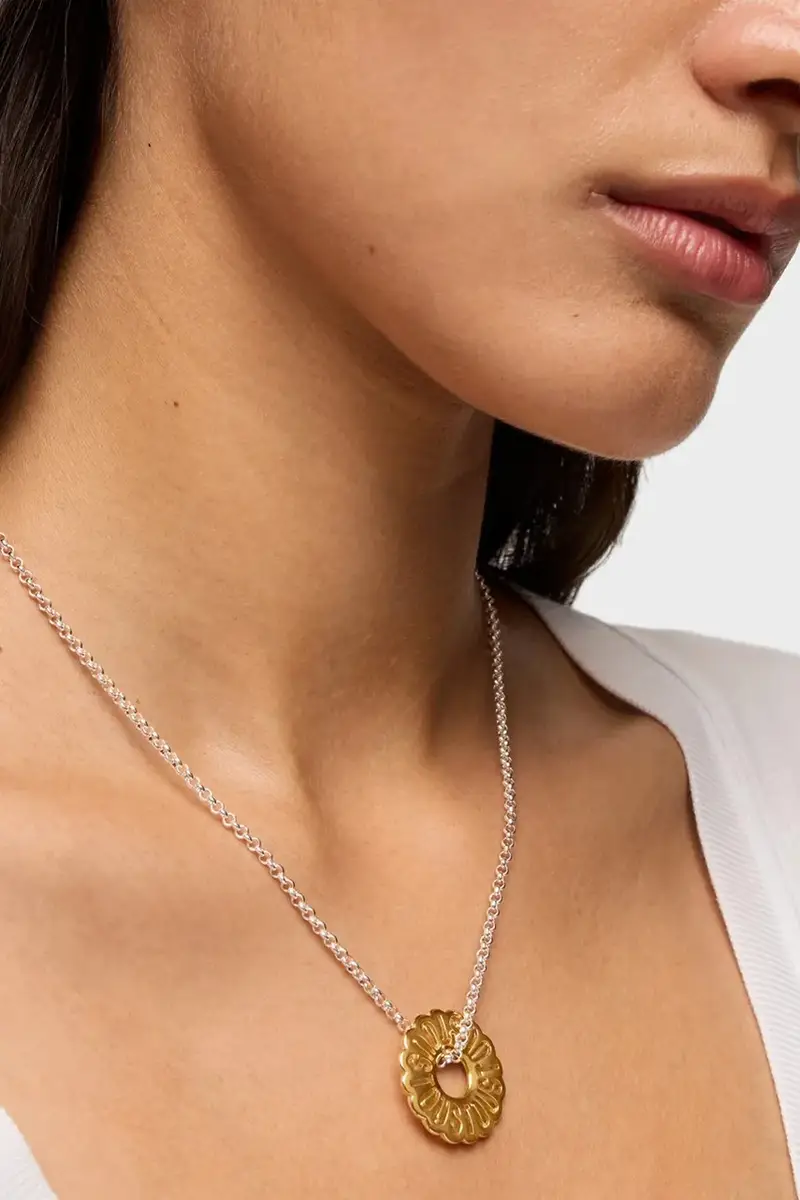 collana in argento placcato oro Miranda 1004214600 miniatura 4