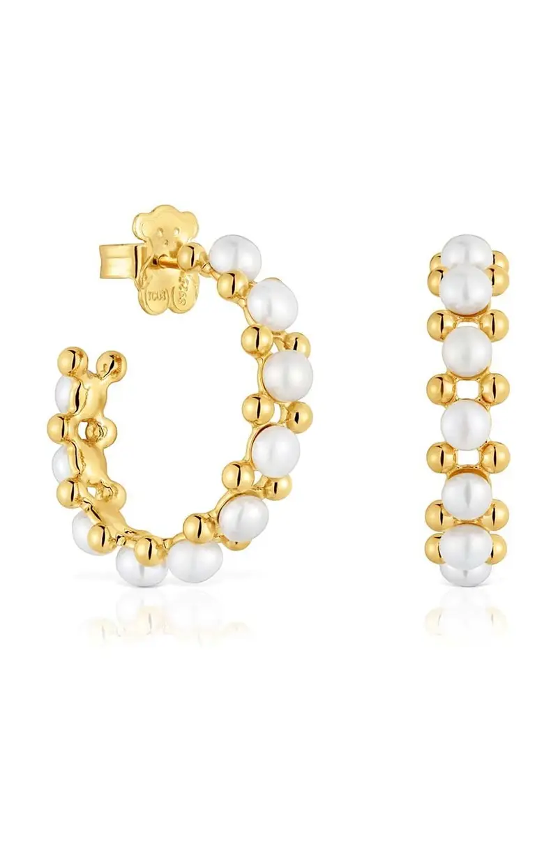 orecchini in argento placcato in oro 1004094100