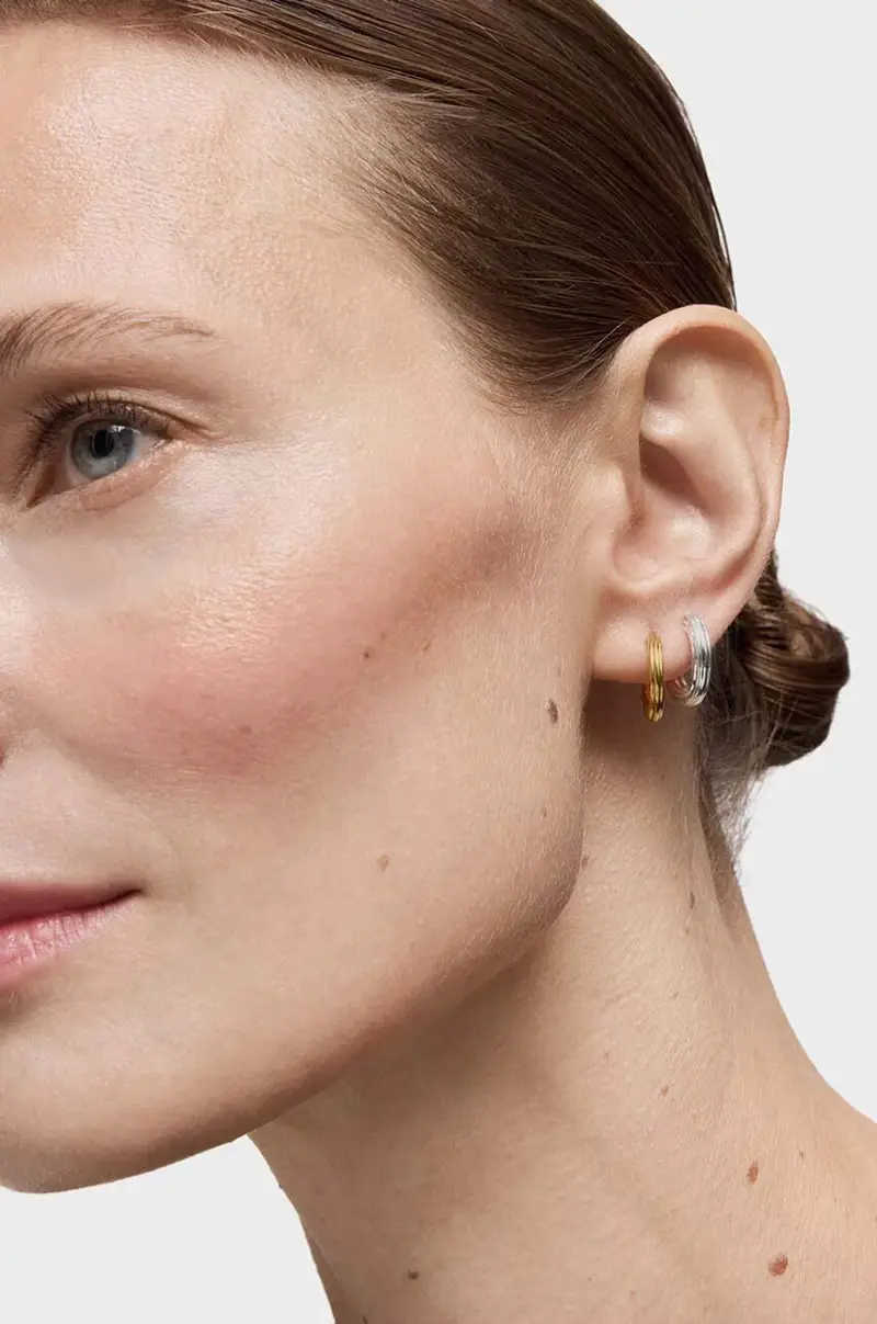 orecchini in argento placcato in oro 1950 1004243500 miniatura 5