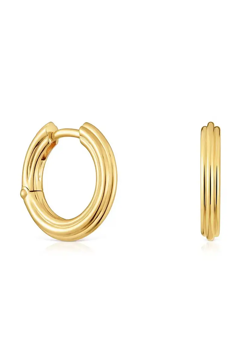 orecchini in argento placcato in oro 1950 1004243500