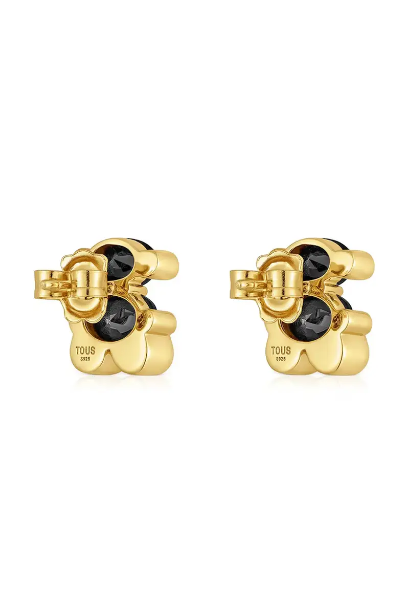 orecchini in argento placcato in oro Bold Bear Gem 1004226700 miniatura 3
