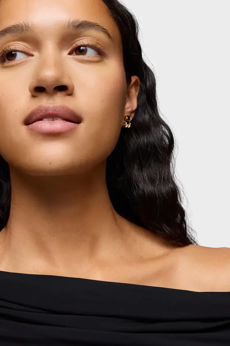 orecchini in argento placcato in oro Bold Bear Gem 1004226700 miniatura 5