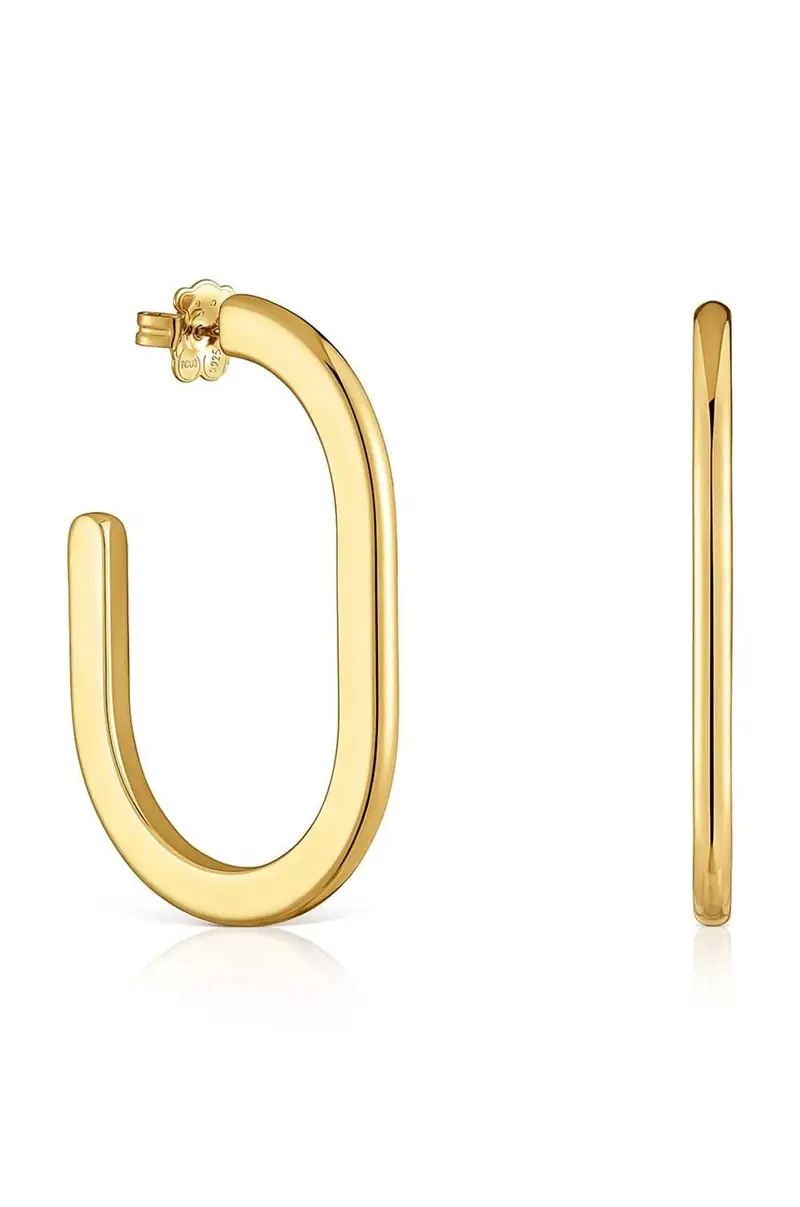 orecchini in argento placcato in oro Line 1004212300