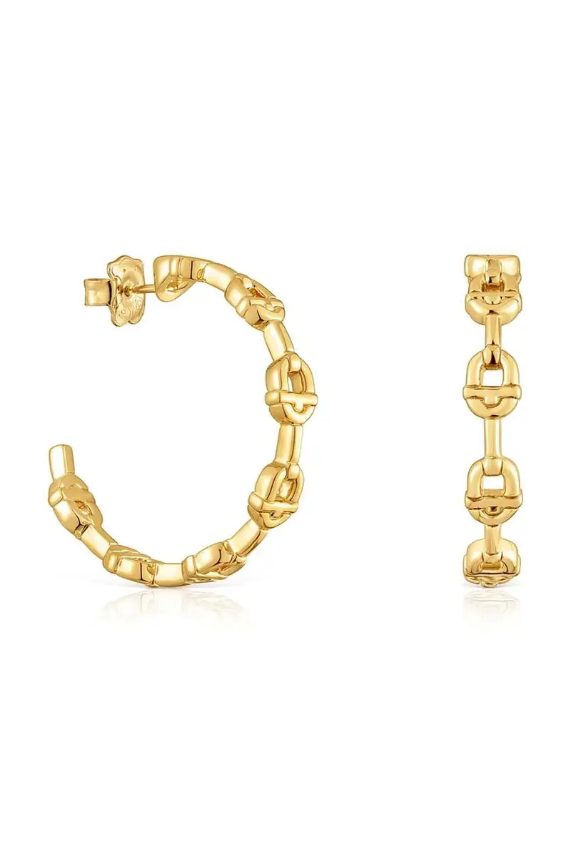 orecchini in argento placcato in oro Manifesto 1004222200