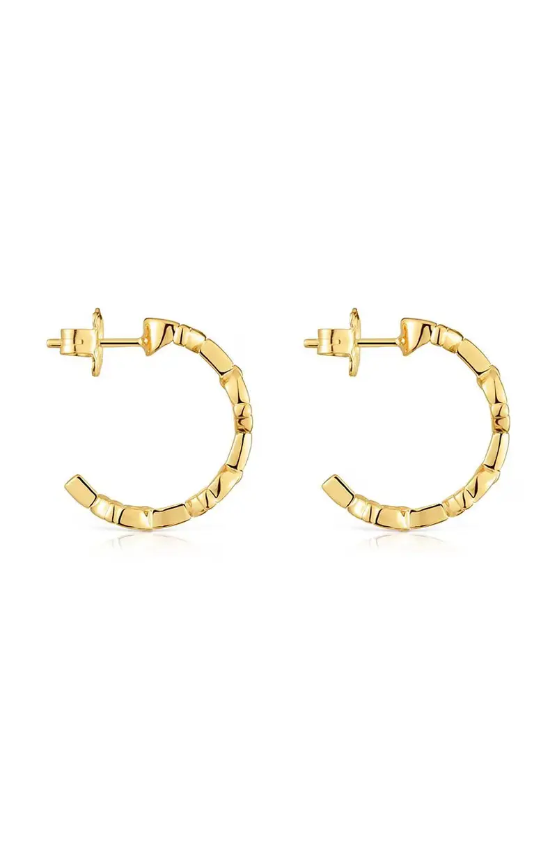 orecchini in argento placcato in oro Manifesto miniatura 2