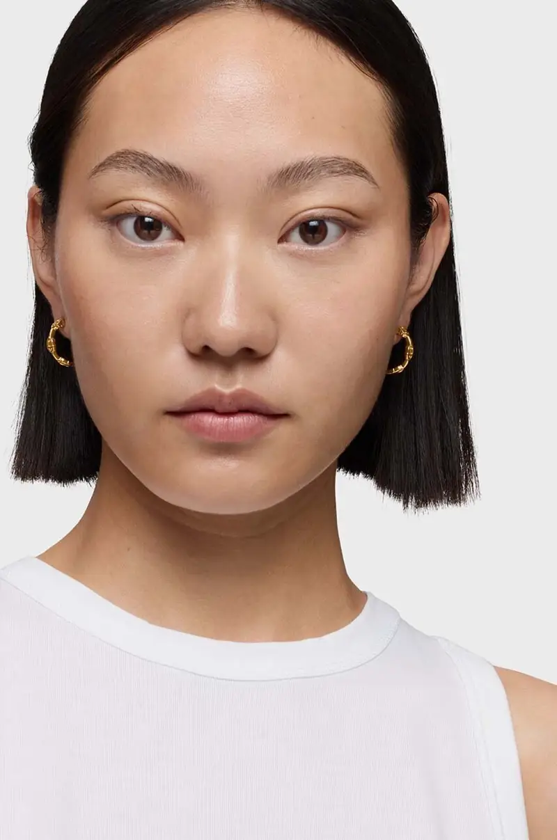 orecchini in argento placcato in oro Manifesto miniatura 5