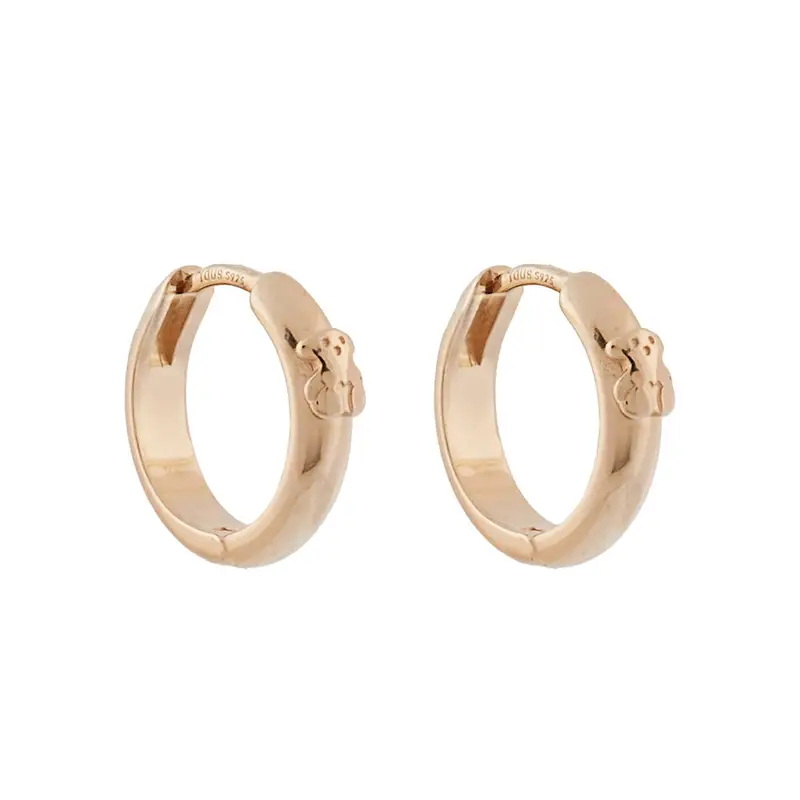 Orecchini TOUS Basicos 1003912100 Placcatura in oro rosa