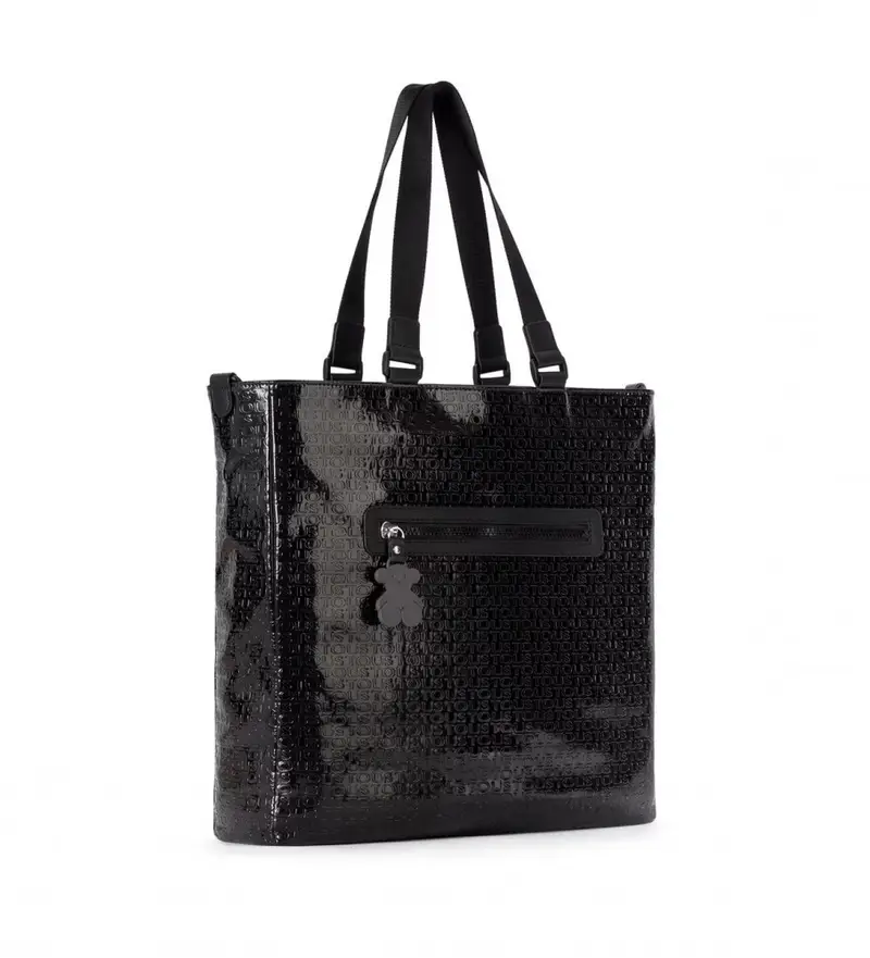 per donna 2001114951 Borsa shopper Tiona Lindsay Nera (OSFA), Nero, Casual, Classico, Poliuretano