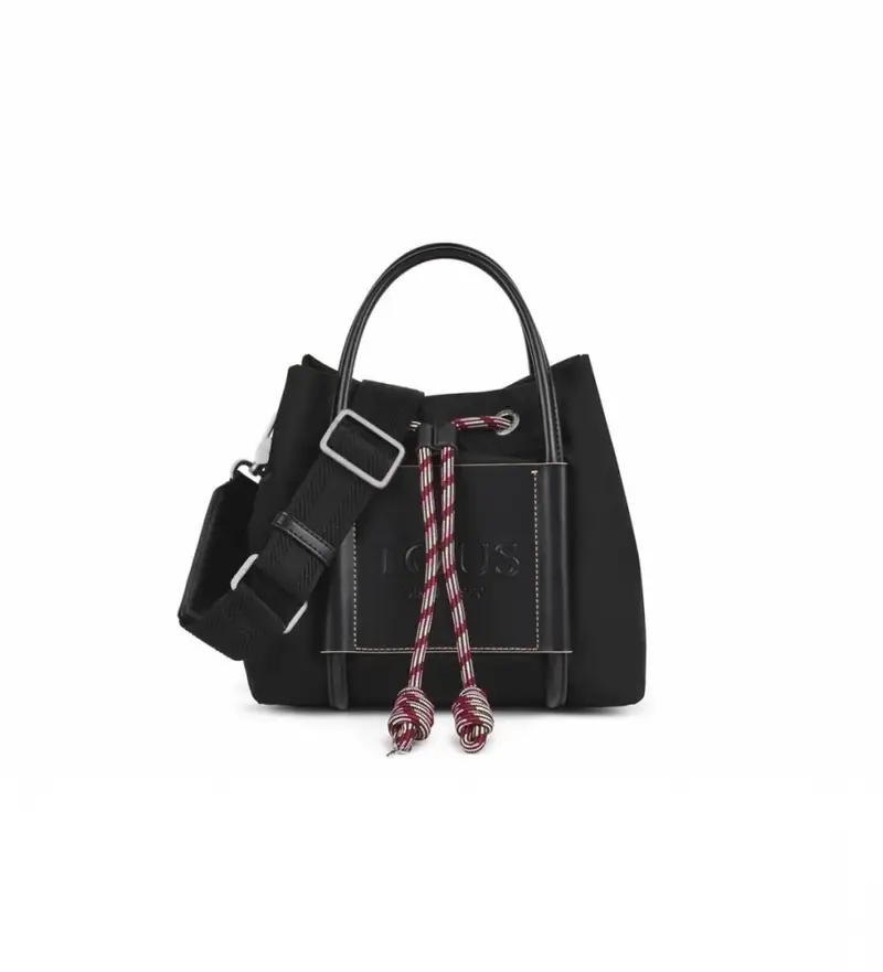 per donna 2001584951 Borsa tote morbida impero nera (OSFA), Nero, Casual, Nylon riciclato
