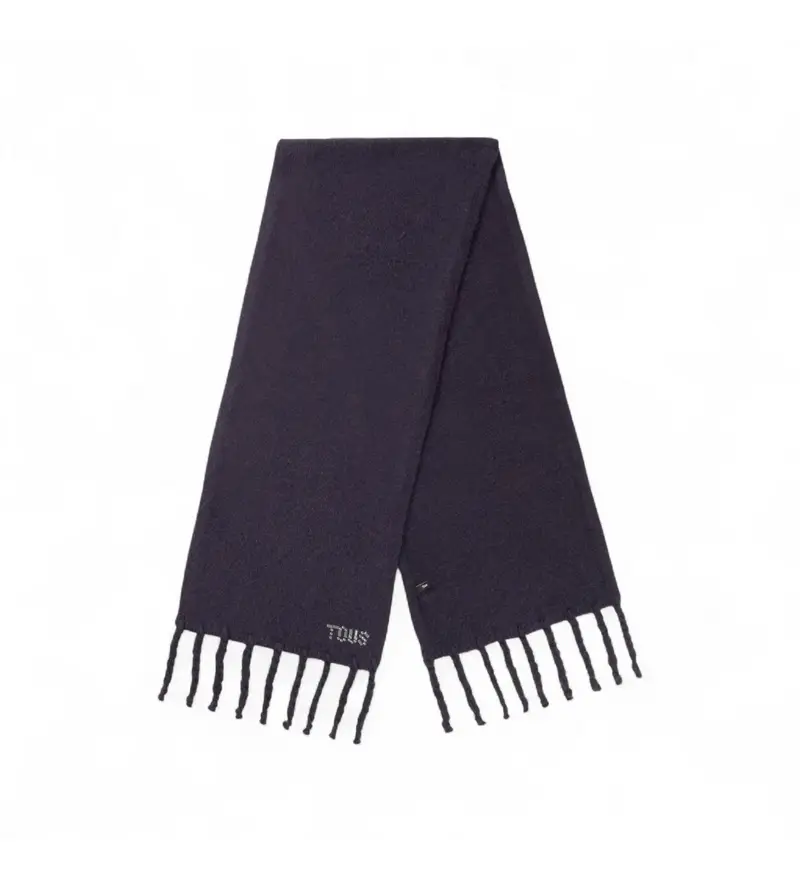 per donna 2002203333 Sciarpa blu navy di cristallo (OSFA), Casual, Poliestere