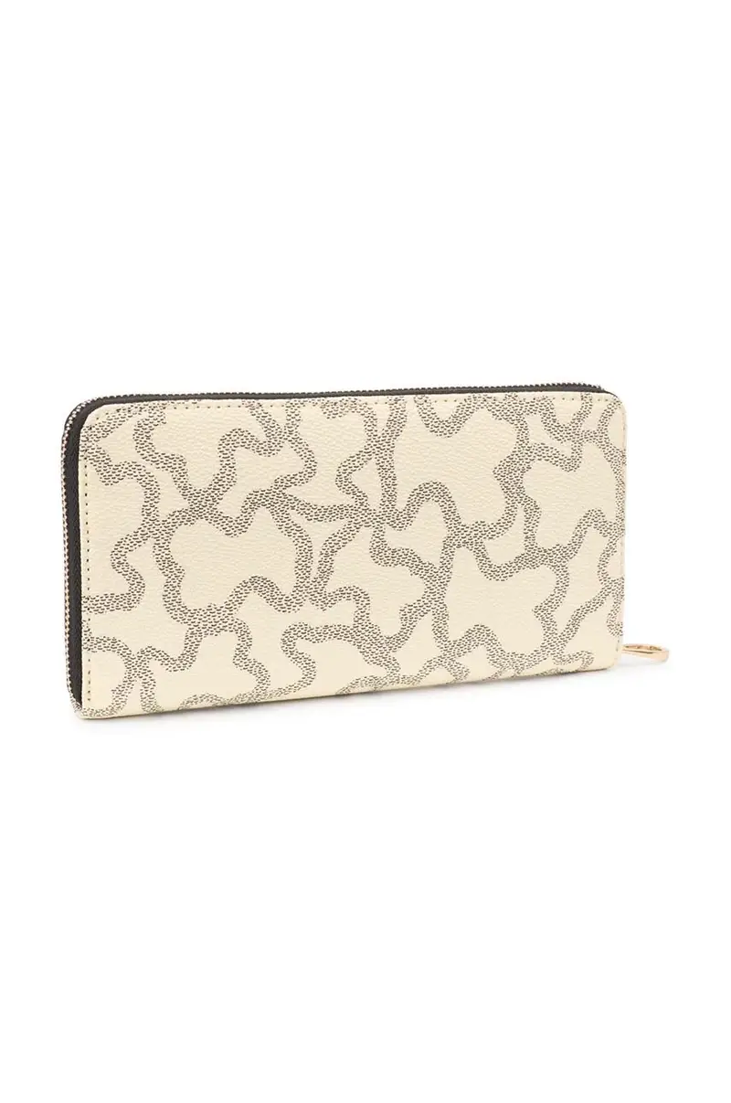 portafoglio donna Beige miniatura 2