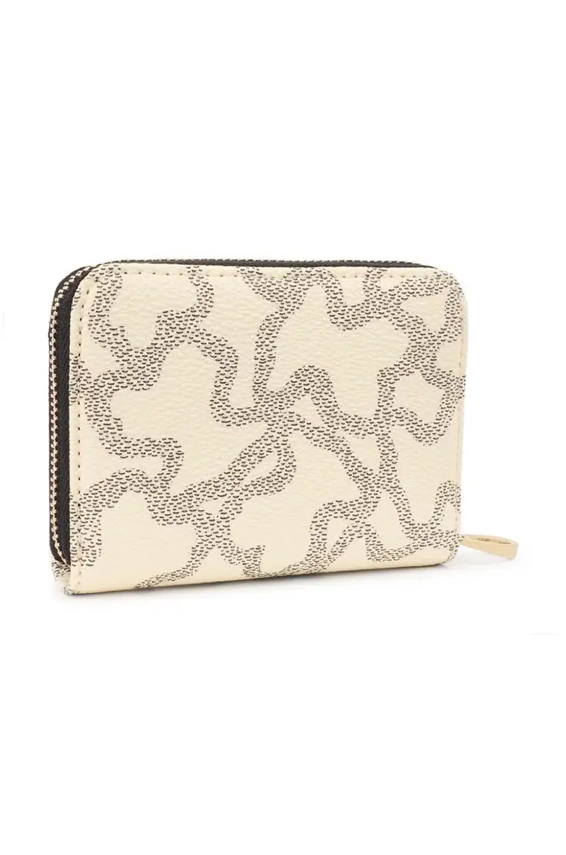 portafoglio donna Beige miniatura 2