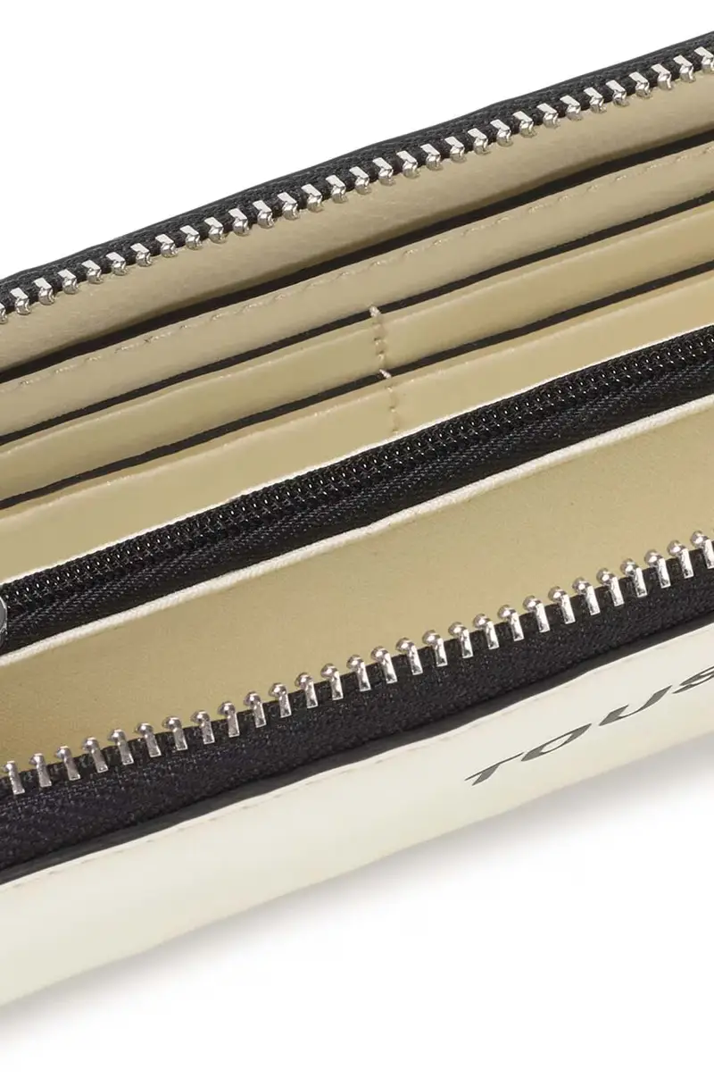 portafoglio donna colore beige 2002103601 miniatura 3