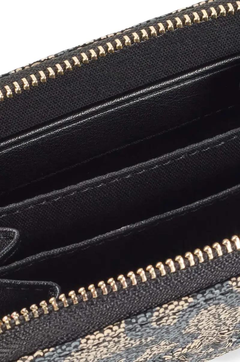 portafoglio donna Nero miniatura 3