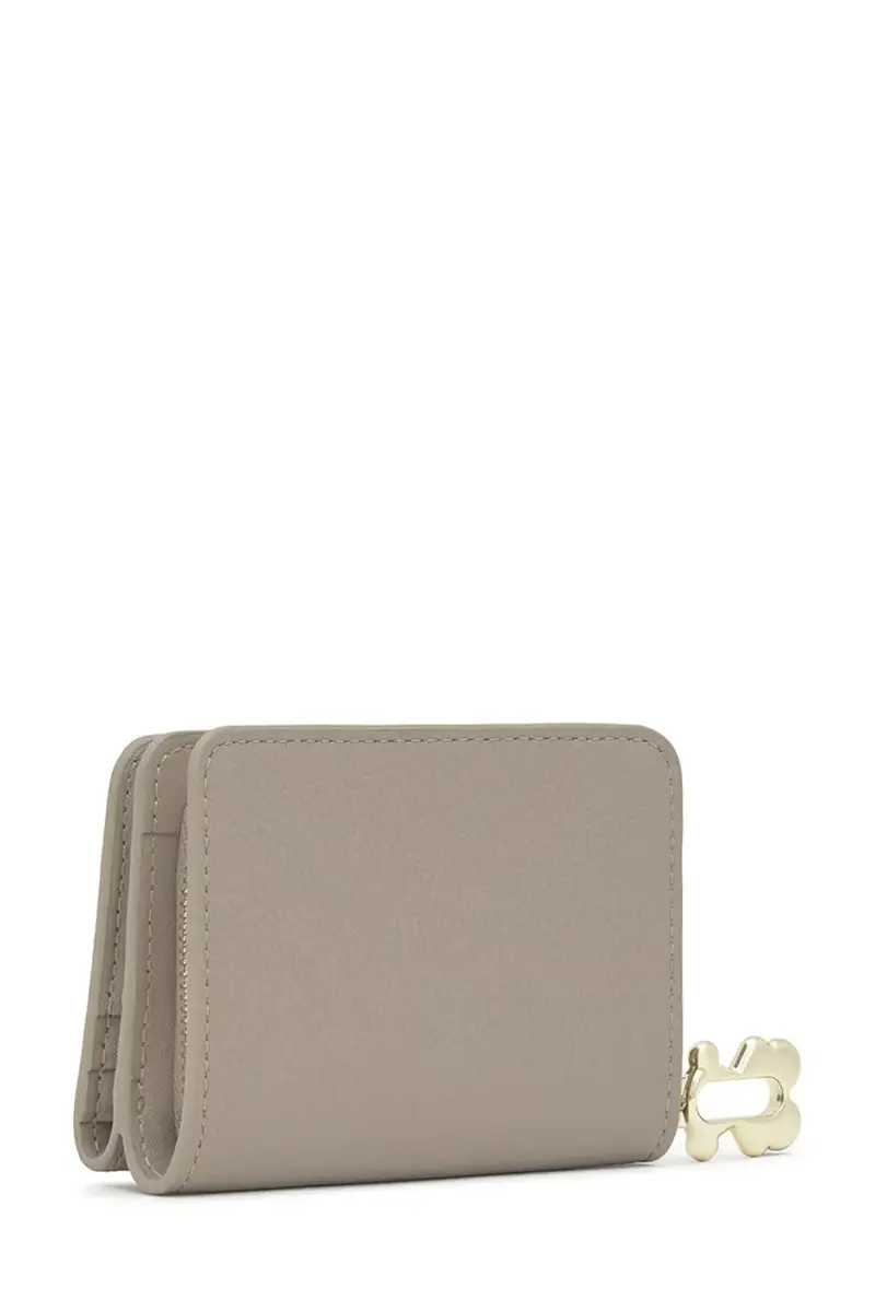 portafoglio in pelle FOLD donna colore grigio 2002306044 miniatura 2