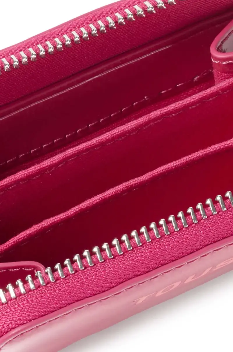 Tous Portafoglio rosa in materiale liscio miniatura 3