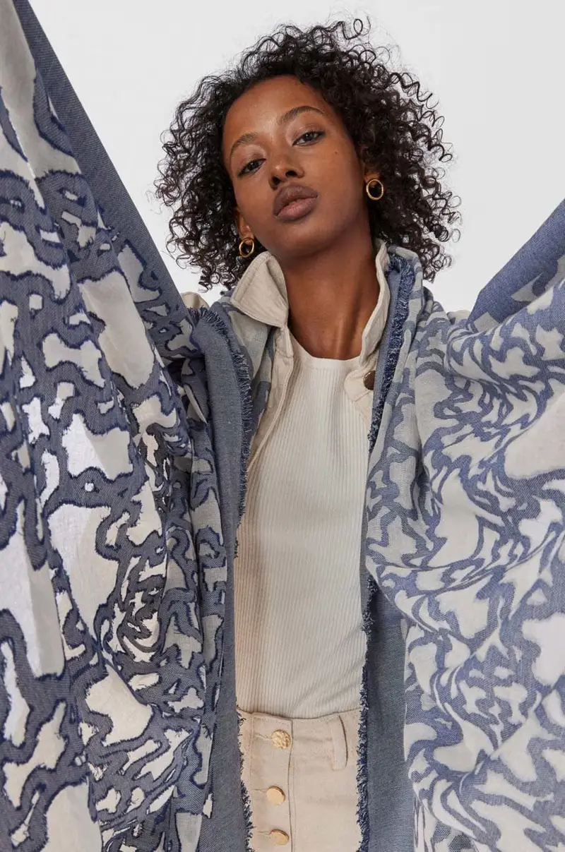 scialle donna Multicolore miniatura 5