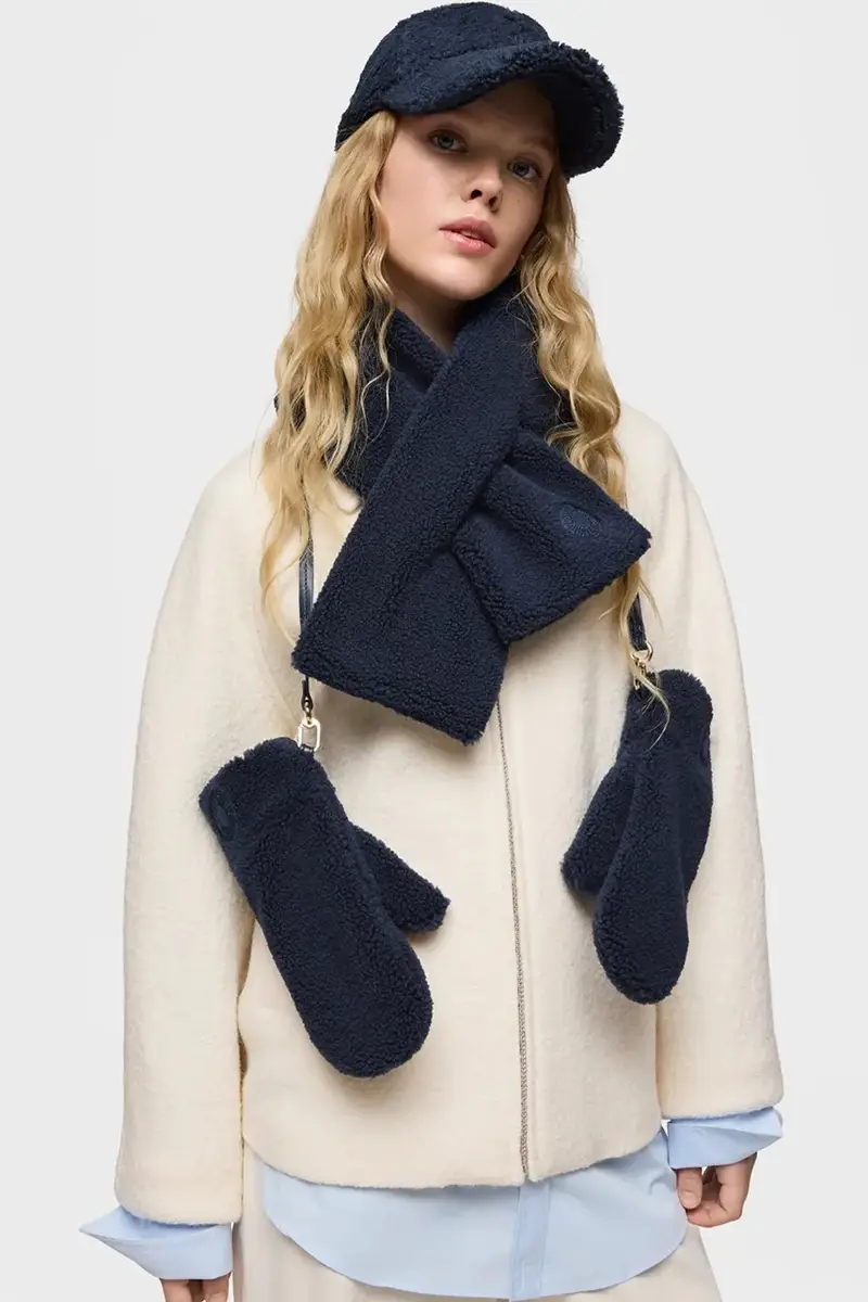 sciarpa TEXTIL donna colore blu navy 2002190433 miniatura 5