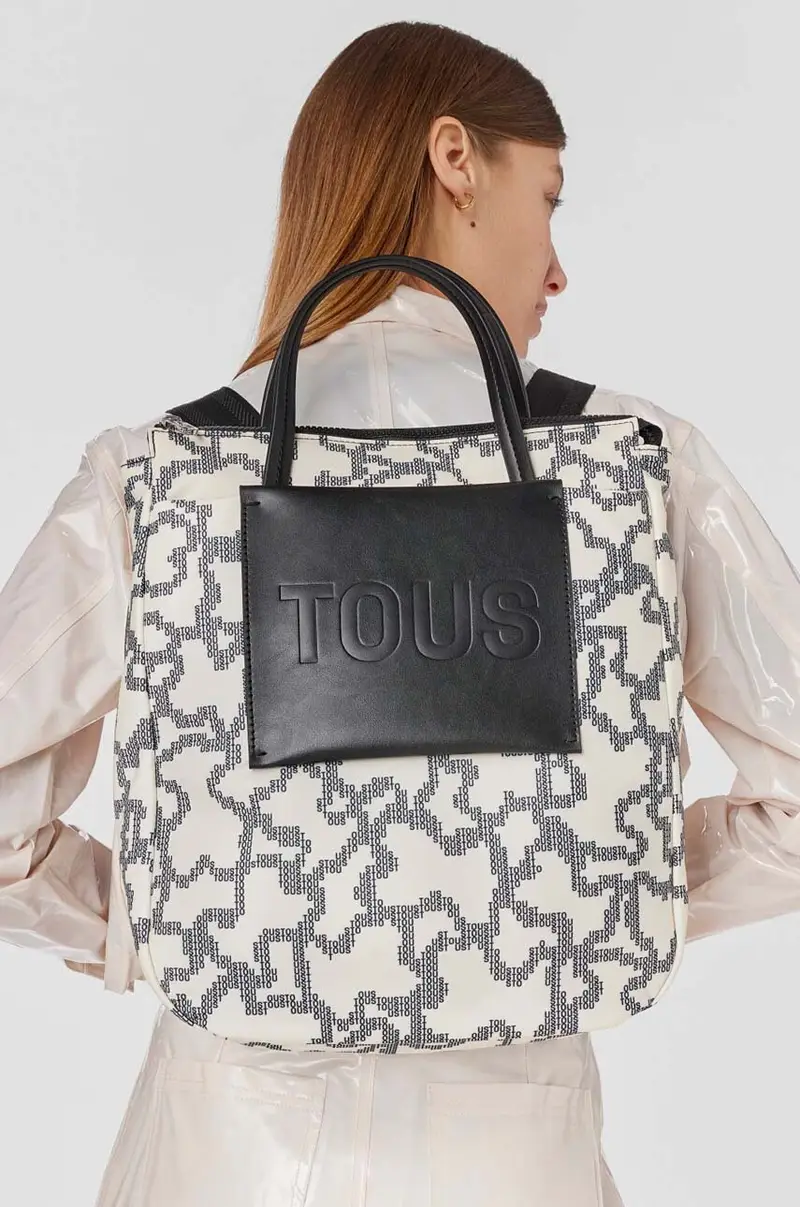 zaino donna Beige miniatura 4