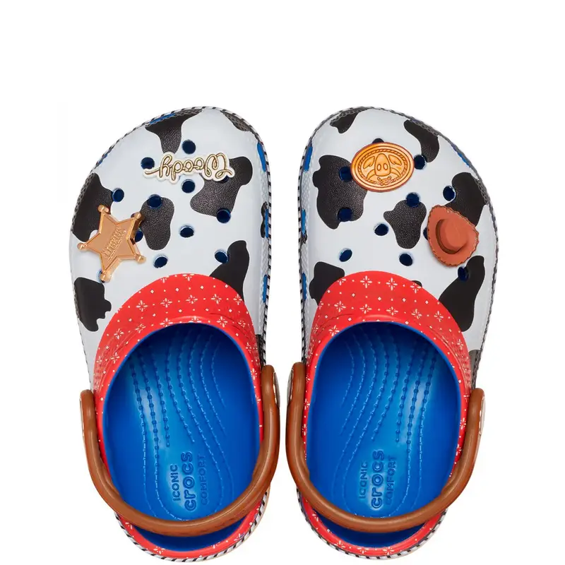 Toy story woody classic clog toddler
