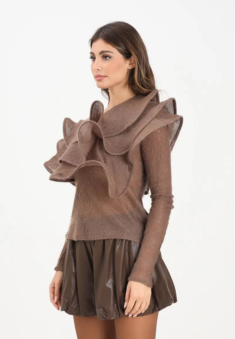 Maglia Walpole marrone da donna