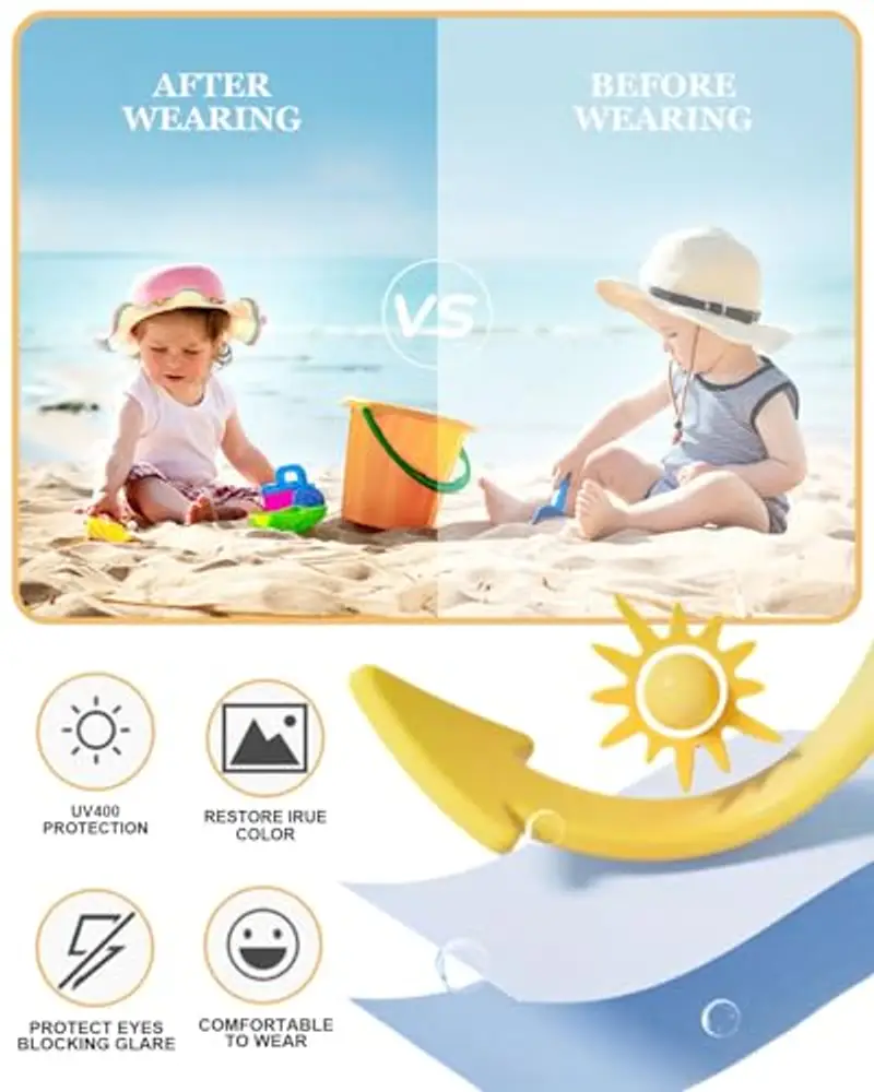 TPZORJX Occhiali da sole Giallo 2423155 miniatura 3