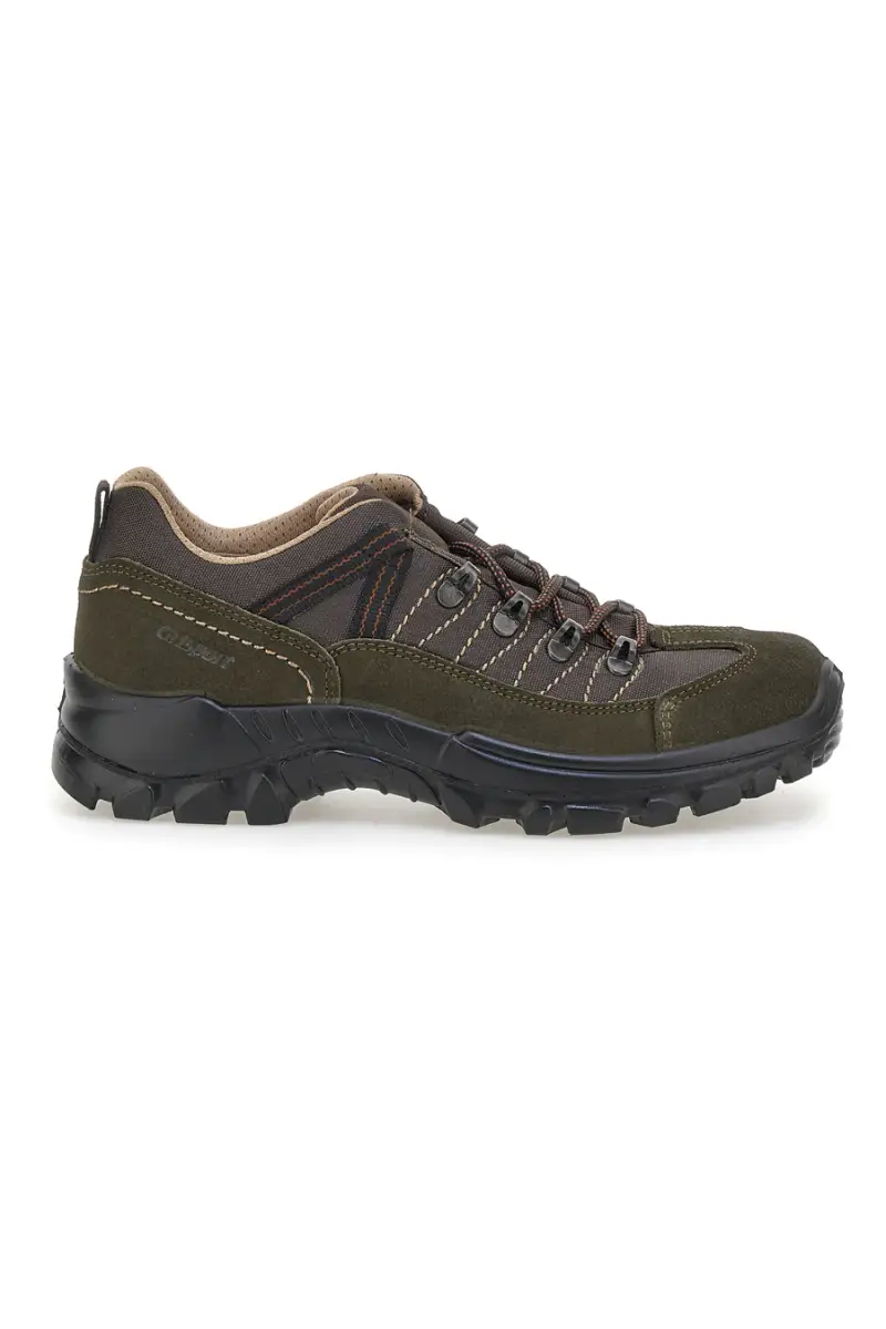 Scarpe da trekking verde militare con suola carrarmato Track down 13358S34 [OLIVA]