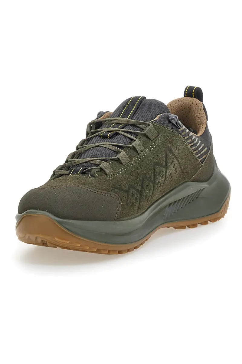 Scarpe da trekking verde militare waterproof Track down 15501S45T [OLIVA SCURO] miniatura 3