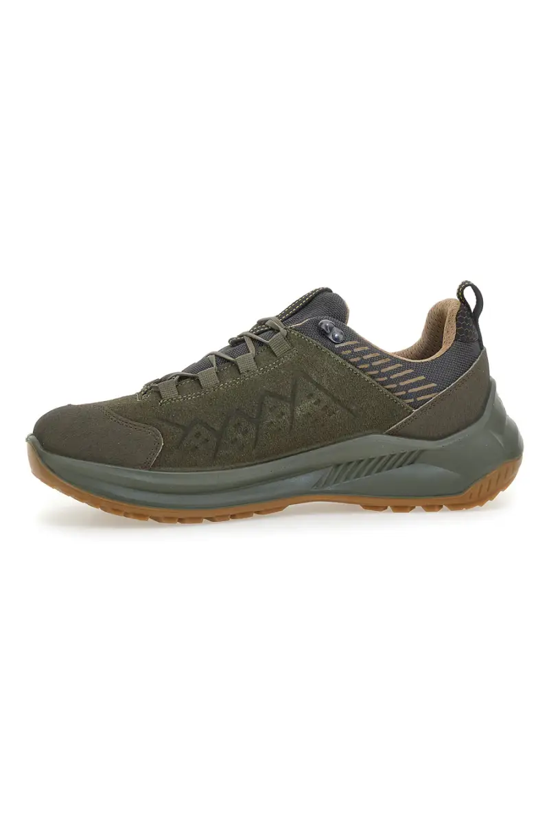 Scarpe da trekking verde militare waterproof Track down 15501S45T [OLIVA SCURO] miniatura 4