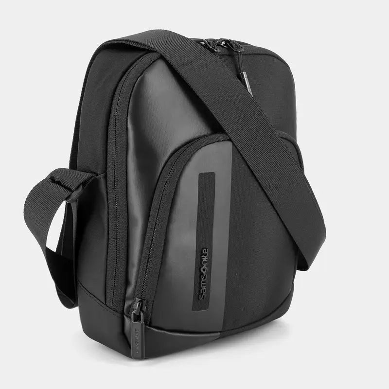 Tracolle Samsonite da Uomo, nero miniatura 2